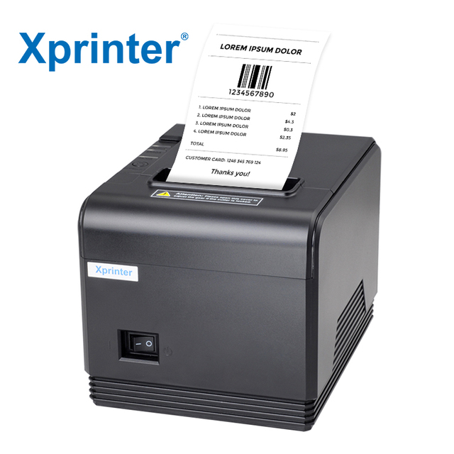 Xprinter XP-Q800 80mm Thermal Printer Queue Function for Mart Pos Printer 80mm Small Thermal Printer