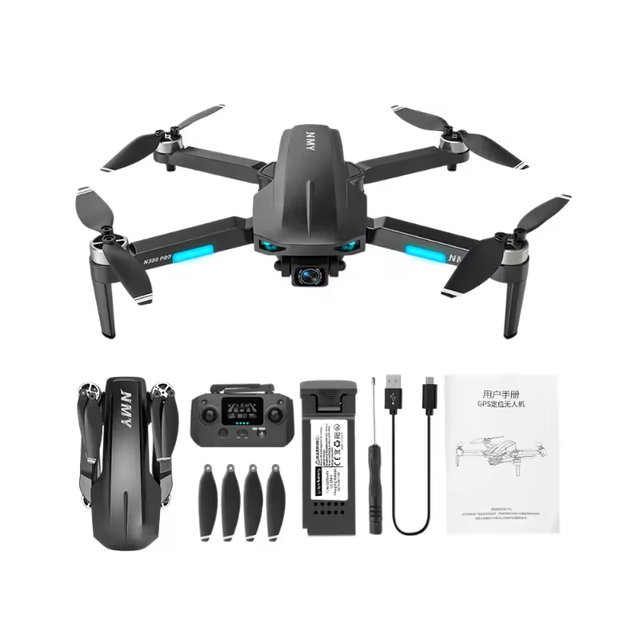 N300 Pro Drone 4k Professional Hd Dual Camera Wide Angle Optical 5g Gps Obstacle Avoidance Brushless Quadcopter Rc Toy