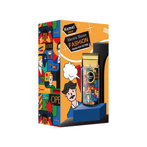 Afeitadora Eléctrica Komei con Diseño Graffiti, Recargable por USB, Portátil, de Una Sola Cuchilla, para Hombre - Product Image 2