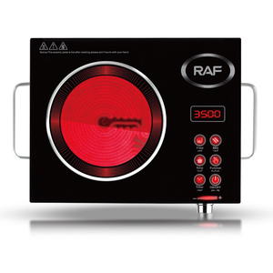 Placa Calefactora <span class=keywords><strong>Eléctrica</strong></span> <span class=keywords><strong>Portátil</strong></span> RAF R.8019 de Alta Calidad, Gran Potencia, Un Solo Quemador, <span class=keywords><strong>Cocina</strong></span> Infrarroja - Product Image 4