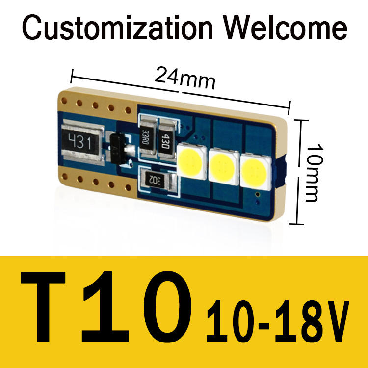 T10 6SMD 3030 Canbus 10-18V
