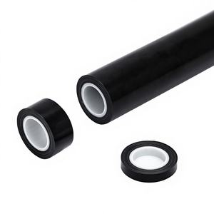 <span class=keywords><strong>Cinta</strong></span> Adhesiva Negra <span class=keywords><strong>Aislante</strong></span> del Calor, Resistente al Desgaste y a Altas Temperaturas, Antiadherente, para Uso Industrial en Soldadura - Product Image 1