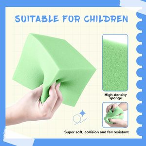 Gran oferta, bloques baratos de espuma suave personalizados, trampolín para Parque, gimnasia, cubos de espuma para piscina, cubos de esponja para piscina para niños - Product Image 2