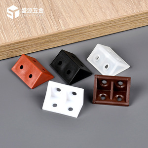 Shengyuan Plastic Corner Brackets 40mm Right Angle Durable Furniture Support For Cabinets Wardrobes - Product Image 2