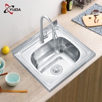 YUDA évier de cuisine en acier inoxydable de haute qualité 304 ou 201 pour le lavage et le nettoyage du comptoir de bar