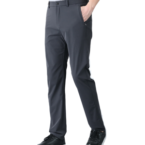 Pantalons de sport pour hommes de haute qualité, respirants, en toile, pour les jeunes, décontractés, polyvalents, avec poche, tendance pour le printemps et l'automne - Product Image 4