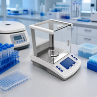Balance analytique électronique entièrement automatique intelligente à lecture numérique 0,1 mg pour laboratoire et hôpital
