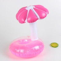 Porte-boissons flottant pour fête estivale, 330 ml, bar flottant gonflable pour piscine, porte-gobelets pour bière