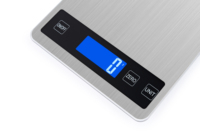 Unités en acier inoxydable avec logo personnalisé G/Kg/Lb Oz/Fl Oz/Ml 22lbs/10Kg Poids Balance de cuisine numérique pour la cuisson des aliments