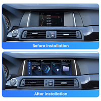 MEKEDE MN-X MTK8781 8 cœurs 6+128G Caméra 360° Android 14 Pour BMW Série 5 F10 CarPlay sans fil 1 Din Lecteur Android pour voiture