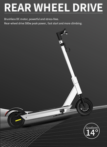<span class=keywords><strong>Trottinette</strong></span> électrique <span class=keywords><strong>pour</strong></span> adultes, <span class=keywords><strong>trottinette</strong></span> de mobilité partagée, pliable, 500w, 25 km/h, 10 pouces - Product Image 4