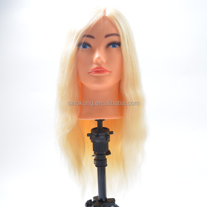 Venta al por mayor de <span class=keywords><strong>pelo</strong></span> indio maniquí cabeza de entrenamiento cabeza de maniquí <span class=keywords><strong>muñeca</strong></span> para Peluqueros - Product Image 5