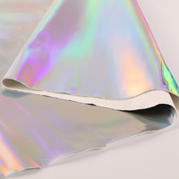 Cuir PU Métallique Doré Effet Miroir Tendance à Motif Gaufré Résistant à l'Abrasion et aux Taches Finition Brillante Laser pour Décoration de Chaussures