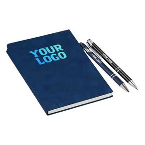 Custom Wholesale Promo Business Gift <b>A5</b> Teens Adults Elastic Closure Portable Leather Logo Notebook Loop for Study - Product Image 1