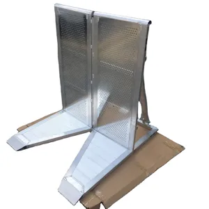 High quality barricade aluminum foldable barricade roadway safety barricade