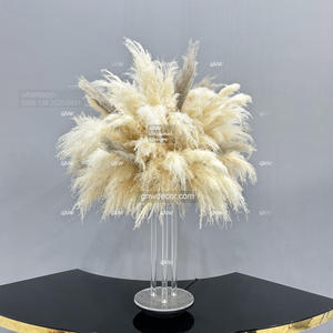 Simulation colorée personnalisée artificielle en gros soie plante fond floral décoration fleur art mural - Product Image 2