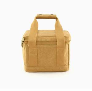Sac isotherme personnalisé en papier kraft lavable avec logo, capacité 20L, sac à déjeuner imperméable pour pique-nique homme et femme - Product Image 6