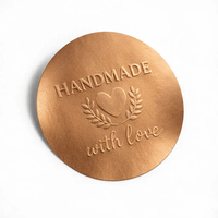 Etiquetas Personalizadas con Relieve 3D, Pegatinas Autoadhesivas Premium con Textura en Relieve para Embalaje de Botellas de Vino y Cosméticos de Lujo