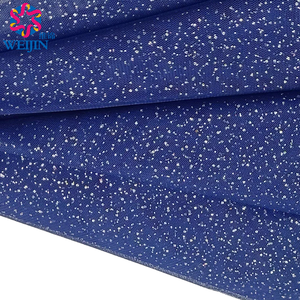 Muestra Gratuita de Tejido de Tul de Poliéster 100% Teñido Textil Weijin, Malla Elástica, Tejido de Punto por Urdimbre, para Vestuario de Escenario, Decoración de Vestidos de Fiesta - Product Image 1