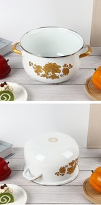 Casserole en fonte <span class=keywords><strong>émaillé</strong></span>e de luxe, style américain, grande capacité, antiadhésive, légère, compatible avec les plaques à induction et les fours - Product Image 6