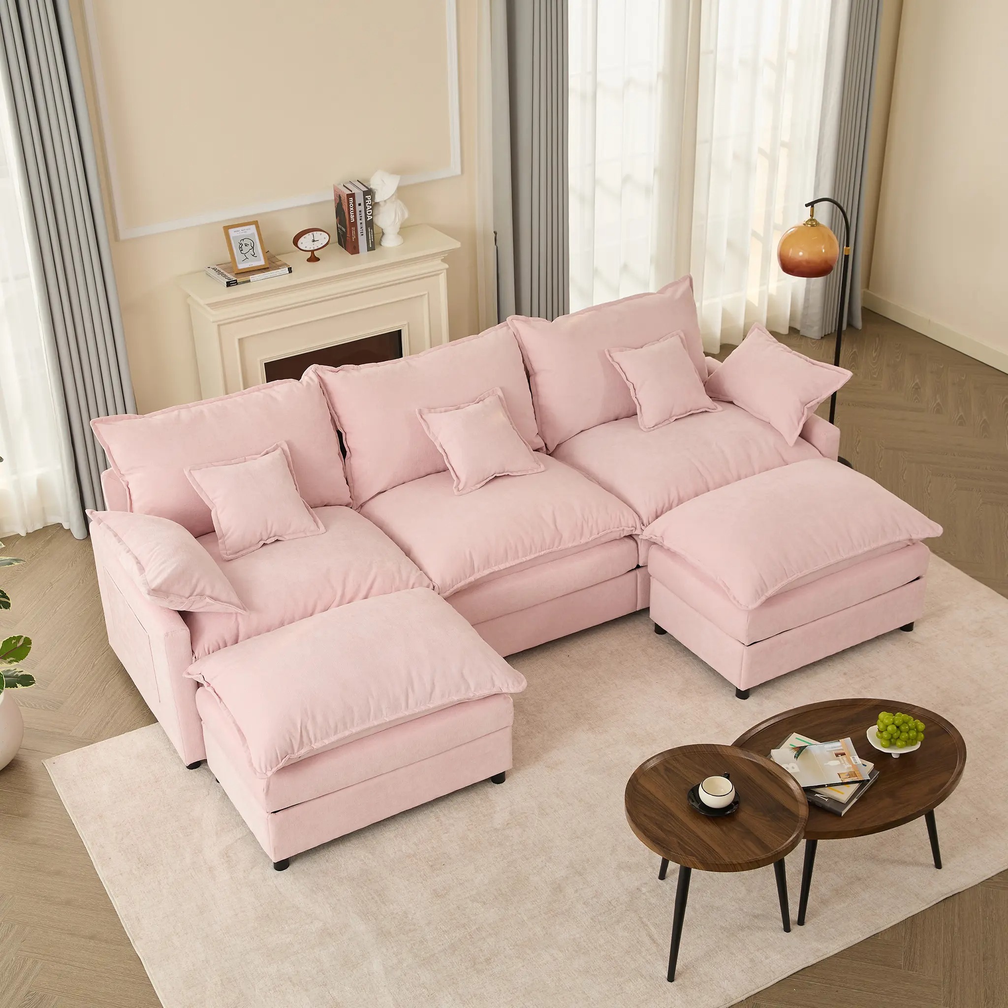 Chenille Pink 2pkgs peuvent arriver séparément