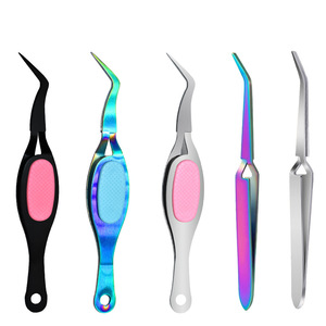 Stainless Steel Manicure Tweezers 126mm 150mm Pointed Tip Durable For Home Use - Product Image 3