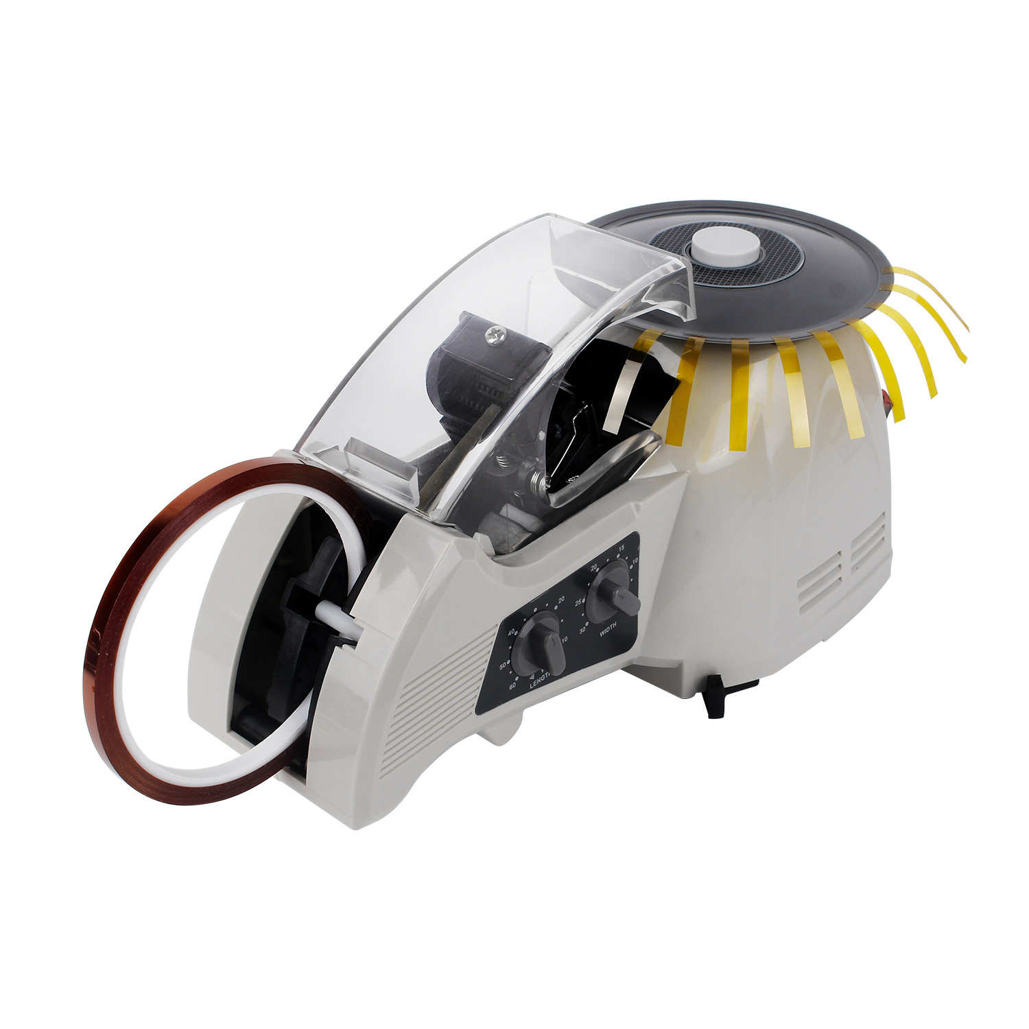 ZCUT-8 dispensador de cinta de sellado Kraft, Mini dispensador de cinta adhesiva manual, automático, electrónico, cuchillas de corte