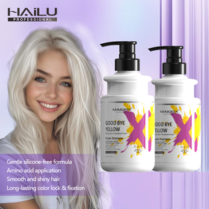 HaiLu all'ingrosso <span class=keywords><strong>Shampoo</strong></span> viola 500Ml rimuovere giallo Anti-ingiallimento colorante parrucchiere qualità marchio privato Made in Italy - Product Image 4
