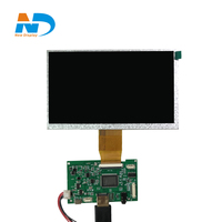 Écran LCD TFT TN de 7 pouces 1024*600 avec carte de commande de type capacitif haute résolution
