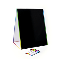 Vente chaude Portable Mini Magnétique De Bureau Pliable Tableau Noir Couleur Tableau Blanc De Bureau