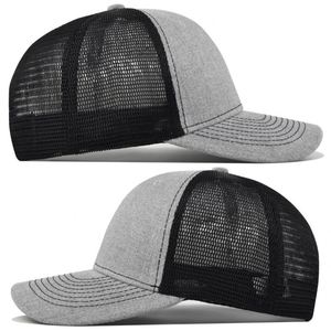 Chất Lượng Cao Tùy Chỉnh 6-Bảng Điều Chỉnh Camo Da Vá Richardson Hồ Sơ Cao Hóa Đơn Phẳng Trucker Mũ Cho Nam Giới Thời Trang Hiệu Suất - Product Image 5