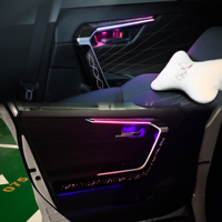 Éclairage d'ambiance intérieur SJC 64 couleurs pour Toyota RAV4 Wildlander 2020-2024, accessoires d'éclairage ambiant automatique pour la mise à niveau de la voiture