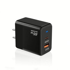 65W <b>USB</b> <b>C</b> Charger PD <b>Type</b> <b>C</b> Fast Charging Wall <b>Adapter</b> for Phone 14 13 Xiaomi/For Samsung/Macbook Quick Charge3.0 With Led Light - Product Image 4