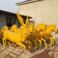 Personnalisé Offre Spéciale grand métal art coulée bronze cheval statue jardin décoration paysage extérieur animal sculpture