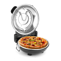 Four à pizza électrique 12 pouces en promotion en Allemagne avec contrôle mécanique de la température et prise en charge multilingue