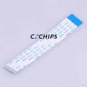 KH-FFC-V1.0-15P-100MM FFC Cable (Flexible Flat Cable) P=1mm Connector 15P 1mm 0.3mm Reverse - Product Image 1