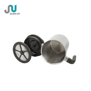 Bouteille shaker classique en acier inoxydable de haute qualité avec poignée, gobelet <span class=keywords><strong>à</strong></span> <span class=keywords><strong>café</strong></span>, pot <span class=keywords><strong>à</strong></span> pression, cadeaux d'affaires, thermos <span class=keywords><strong>à</strong></span> vide pour boissons froides - Product Image 5