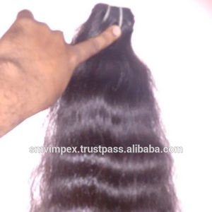 Cabello humano remy virgen indio de alta calidad, libre de derrames y sin enredos, tejido de la India. Solo cabello natural indio humano - Product Image 3