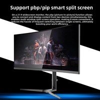 Moniteur de jeu incurvé NanoIPS 4K de 34 pouces, moniteur IPS de 38 pouces, moniteur 5K de 49 pouces avec réglage en hauteur, rotation, interface Type-C, écran partagé