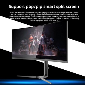 Moniteur de jeu incurvé NanoIPS 4K de 34 pouces, moniteur IPS de 38 pouces, moniteur <span class=keywords><strong>5K</strong></span> de 49 pouces avec réglage en hauteur, rotation, interface Type-C, écran partagé - Product Image 5