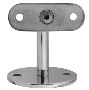 Supports de main courante d'escalier réglables et amovibles à angle rond en alliage inoxydable pour balcon de piscine, garde-corps - Product Image 3