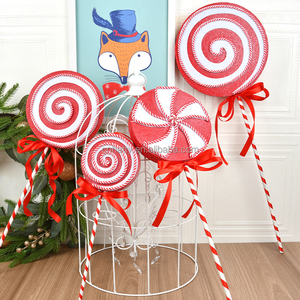 Modern 20cm <b>Christmas</b> Tree Pendant Props Lollipop Window <b>Christmas</b> <b>Decorations</b> for Home Scene Layout Collocation MOQ 50pcs - Product Image 6