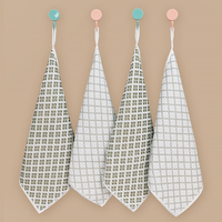 Essuie-vaisselle en coton doux à motifs, tissé, pour la cuisine, usage domestique et professionnel, marque privée disponible