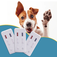 Kit de Prueba Rápida Combinada CPV CCV Ag, Antígeno del Coronavirus y Parvovirus Canino 2 en 1, Diagnóstico Veterinario para Perros, 10 Minutos, Muestras de Heces, ISO13485