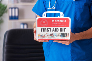 Botiquín de Primeros Auxilios de Plástico Resistente al Agua para 25 Personas, Estuche Rígido para Emergencias <span class=keywords><strong>en</strong></span> <span class=keywords><strong>el</strong></span> Hogar, Oficina, Auto y Fábrica - Product Image 6