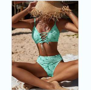 Bikini <span class=keywords><strong>taille</strong></span> haute pour jeunes filles, ouvert, sexy, pour femme, grande <span class=keywords><strong>taille</strong></span>, coréen - Product Image 3