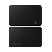 Traceur de cartes Finder Card, Localisateur intelligent Findmy Key Tracker, Compatibilité iOS, en plastique, pour composants électroniques mondiaux