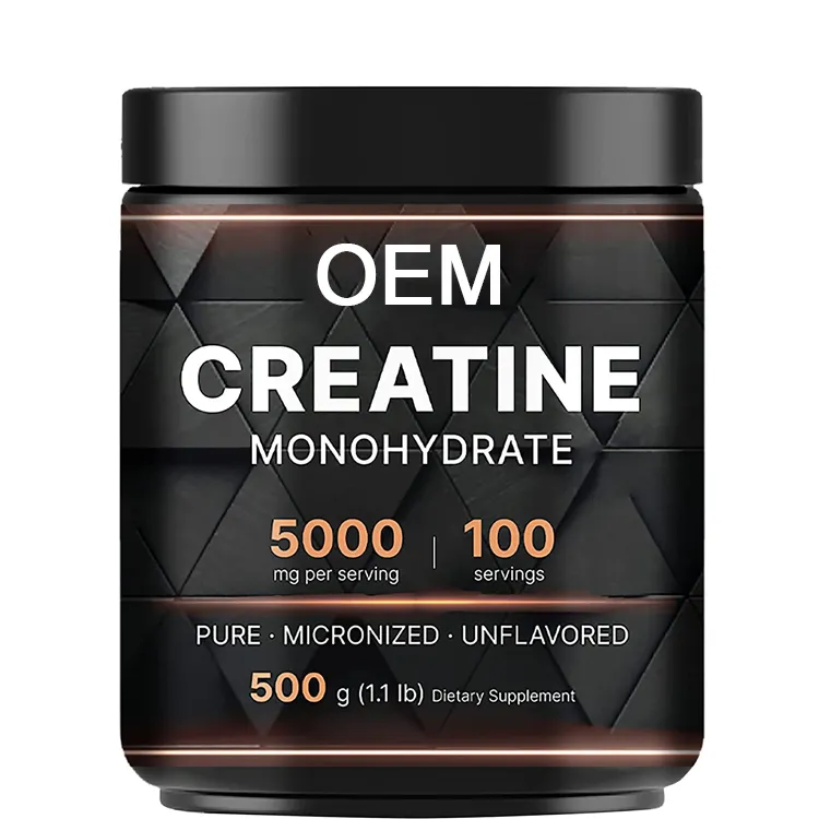 Faitury Private Label Pre Workout Puur Niet-Gearomatiseerd Creatine Poeder Gemicroniseerd Creatine Monohydraat Poeder