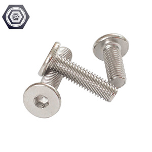 A2 thép không gỉ Hex ổ cắm siêu mỏng phẳng Wafer Đầu Nắp vít Allen Bolt vít Doanh kết nối inch biaungdo Đầu Phẳng - Product Image 3