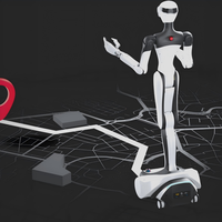 Robot Humanoid Layanan AI untuk Resepsi Komersial, Ritel, dan Aplikasi Interaktif Q5